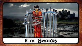 8 of Swords Tarot Card Meaning  Reversed, Secrets, History 