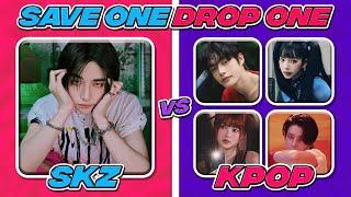 STRAY KIDS VS KPOP | SAVE ONE DROP ONE KPOP SONGS [35 ROUNDS]