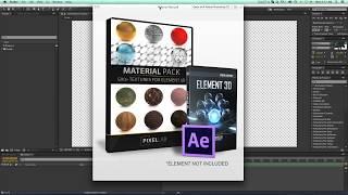 Pixel Lab Material Pack for Videocopilot Element 3D