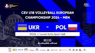  UKR  POL | Day 1 Sofia | EuroVolley U18M