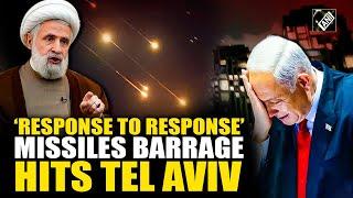 Response to response! Hezbollah attacks Tel Aviv with barrage of missiles; Four Israelis injured