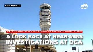 A look back at near-miss investigations and a prior crash at DCA