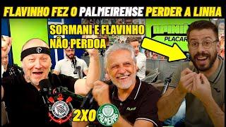 SORMANI E FLAVINHO NÃO PERDOA E FAZ FACINCANI PERDER A LINHA ! CORINTHIANS 2X0 PALMEIRAS