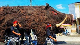 Wonderful Indonesia - KARNAVAL NGLUWAR 2024 Full arak-arakan ogoh-ogoh buto dan hewan raksasa