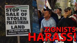 "Free Pagers!" Zionists TAUNT, HARASS Pro-Palestinian Protesters at Palestinian Land Sale