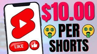 Earn $10.00 Just by Watching YouTube Shorts | Make Money Online 2024