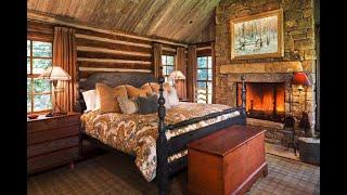 Rustic Log Cabin Interior Design With Some Cottage Style.