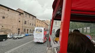 Rome open top bus tour