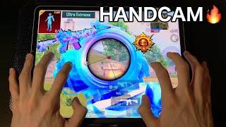 Best HANDCAM 6 Finger iPad Pro 12.9 M2 chip③ Sealed Nether M416. | Solo vs Squad - PUBG Mobile