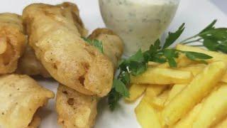 10 Min Crispy Fried Fish | Fish and Chips | Cooking with Soha