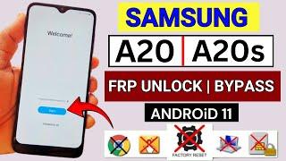 Samsung A20/A20s Frp Bypass Android 11 | Samsung SM-A207F Google Account Bypass | Without PC