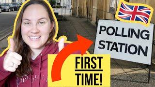 I Voted for the First Time as a New UK Citizen! // USA vs UK voting methods
