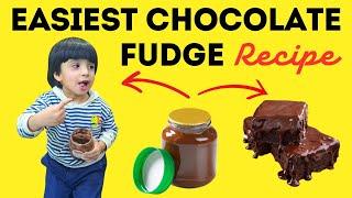 Only 2 Ingredients for Heavenly Chocolate Fudge Recipe