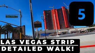 4K POV | Las Vegas Strip Detailed Walking Tour | Wynn, Venetian, Harrahs | Episode 5 | May 2020