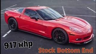 900+ Rear Wheel Horsepower Corvette (Stock Bottom End)