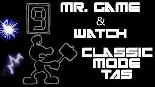 Mr. Game & Watch Classic Mode TAS (Very Hard, No Damage) - SSBM