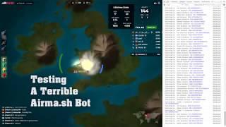 Terrible Javascript Airma.sh Bot