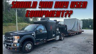 SHOULD YOU BUY NEW OR USED EQUIPMENT FOR HOTSHOT TRUCKING??