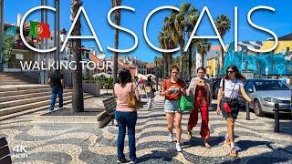 ⁴ᴷ Walking Tour - Cascais, Portugal // April 2023