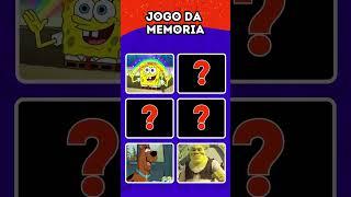 QUIZ JOGO DA MEMÓRIA | teste sua memória Versão Personagens #quiz #enquete