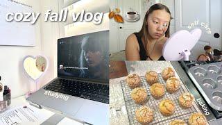 cozy fall vlog  decorating, baking, and more!