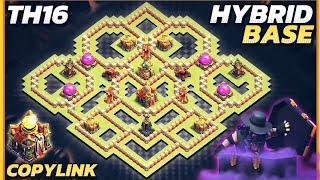 NEW BEST! TH16 HYBRID/FARMING Base Link 2025! Clash Of Clans bases eps. 1493