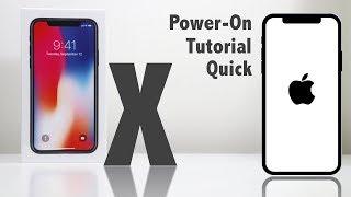 How to turn on the iPhone X - Quick iPhone 10 Tutorial