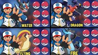 Ash Best Pokemon Team Of Each Type|Ash Ultimate Pokemon Team From Every Type|Ash Strongest Pokemon|