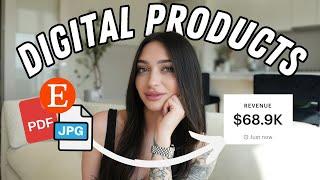 How To Start Selling DIGITAL PRODUCTS on Etsy in 2024 (Easy Steps for Beginners)