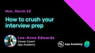 How to crush your interview prep?