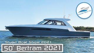 2021 Bertram 50 Sport Walkthrough at the 2021 Stuart Boat Show in Florida |