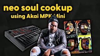 beat cookup: Akai MPK neo soul beat