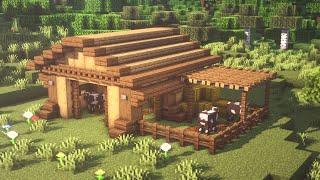 Minecraft: How To Build A Small Barn Tutorial