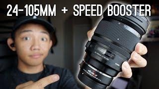 Canon M50 and 24-105mm Lens Adapter Comparison | Viltrox Speed booster vs Canon Lens Adapter