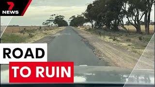 There's been drastic fall in road repairs in country Victoria | 7NEWS