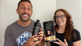 Herbishh Hair Color Shampoo Demonstration and How To - Unboxing