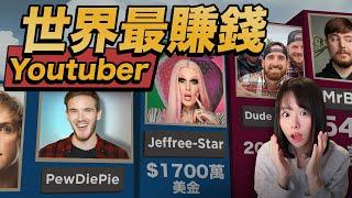 世界最賺錢5個YouTuber！徹底不裝了，揭秘他們賺錢的套路！揭秘他們的搞錢套路！我親眼發現到了1年內從零粉絲，到坐擁1800萬粉的素人。一旦你搞懂了，暴富機會就來了！趕緊先收藏這一波新機會....