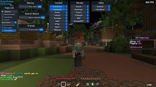 INJECTING VAPE LITE into EVERY CLIENT (Closet Cheating) | RIP Minemen Anti-Cheat