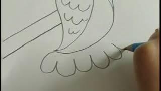 Devotional Krushna Drawing  Tutorial  by Youth Zone Pushtimargiya Pathshaala  by  Swetha Unadkat