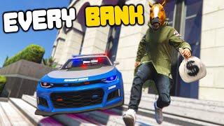 ROBBING EVERY BANK IN GTA 5 RP