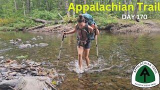 A Gorgeous 22 Mile Day into Monson Maine! | Appalachian Trail Thru Hike 2024 Day 170