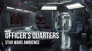 Imperial Officer's Quarters | Star Wars Ambience | Star Destroyer Ambience, Sleep Aid, No Music