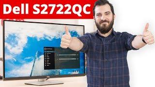 Dell S2722QC Monitor Review - Great 4K display with USB-C input