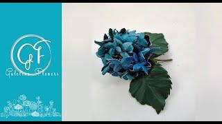 Video Tutorial "Leather Hydrangea", Trailer #hydrangea#leatherflower#flowermaking#millinery#diy