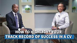 How to Highlight Your Track Record of Success in a CV