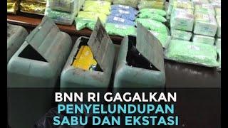 BNN RI Gagalkan Penyelundupan Sabu dan Ekstasi