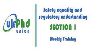 Section 1: Safety Equality & Regulatory Understanding (SOMALI)