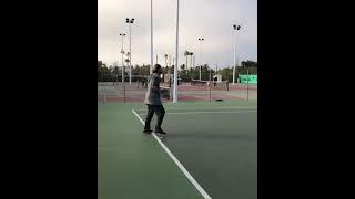 David Garrett plays tennis. It's so fascinating #davidgarrettmusik  @davidgarrettmusic