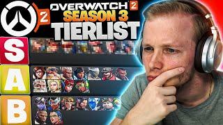 These are the BEST HEROES in Season 3... (Overwatch 2 TIER LIST)