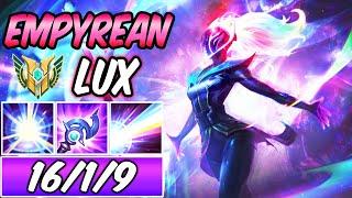 S+ EMPYREAN LUX MID FULL AP GAMEPLAY | Build & Runes | League of Legends